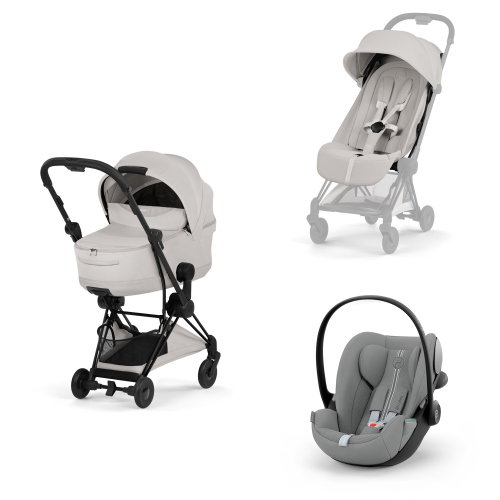 Cybex Platinum 2026 Style Trio Coya City Grey Matt Black con Cloud G3
