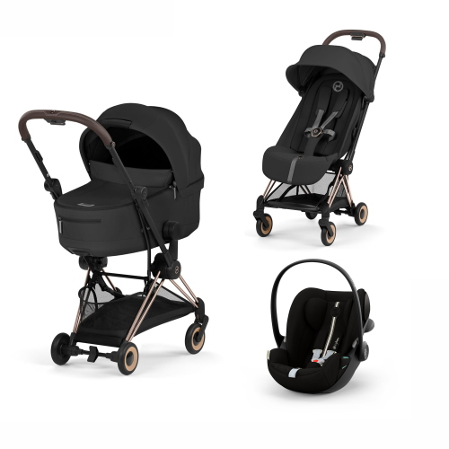 Cybex Platinum 2026 Comfort Trio Coya Sepia Black Rosegold con Cloud G3 