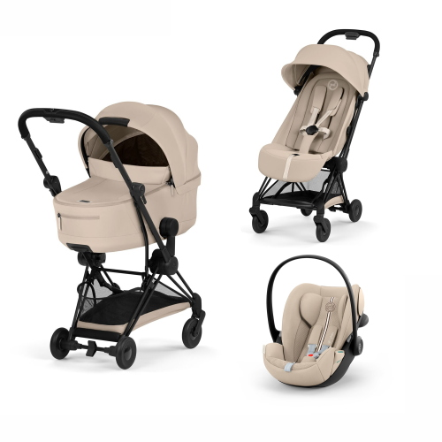 Cybex Platinum 2026 Comfort Trio Coya Cozy Beige Matt Black con Cloud G3 