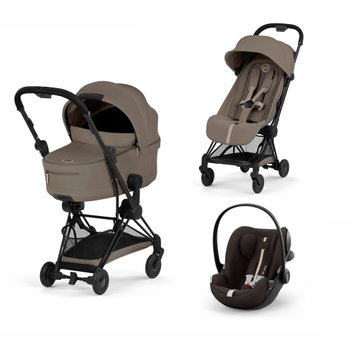 Cybex Platinum 2026 Comfort Trio Coya Coconut Brown Matt Black con Cloud G3 
