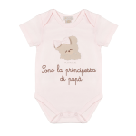 Nanan Body scritta Principessa di papà - 01 Mese