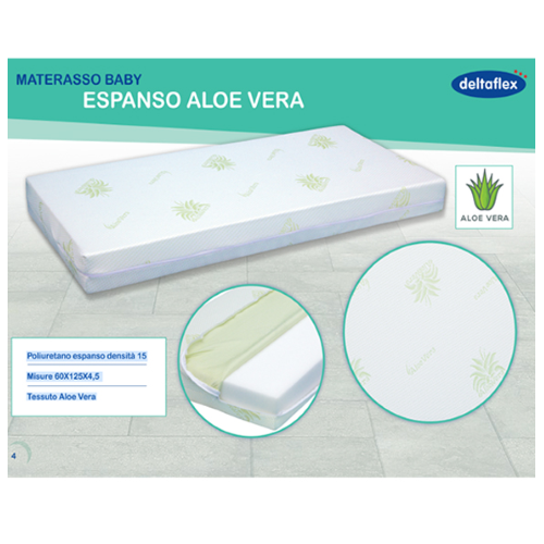 79516 - Deltaflex Materasso Aloe Vera Marika per Lettino Universale - Bebex