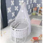 Bebex Velo Tulle Bianco/Tortora 