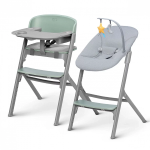 Kinderkraft Sediolone Pappa Multifunzionale Sdraietta Livy Verde + Sdraietta Olive Green