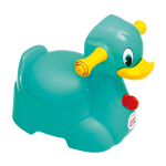 Ok Baby Vasino Quack per Bambini con Seduta Ergonomica a Forma di Papera Turchese 