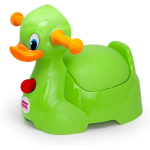 Ok Baby Vasino Quack per Bambini con Seduta Ergonomica a Forma di Papera Verde