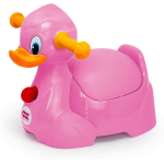 Ok Baby Vasino Quack per Bambini con Seduta Ergonomica a Forma di Papera Rosa  