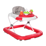 Lorelli Girello Baby Walker Green Garden Poppy White Red 