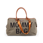 Childhome Mommy Bag Borsa Fasciatoio Kaki 55x30x40 cm Con Materassino 