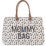 Childhome Mommy Bag Borsa Fasciatoio Leopardato 55x30x40 cm Con Materassino 