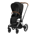 Cybex Platinum Passeggino Priam 4.0 Sepia black Telaio Chrome Brown