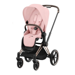 Cybex Platinum Passeggino Priam 4.0 Peach Pink Telaio RoseGold 