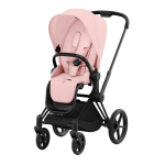 Cybex Platinum Passeggino Priam 4.0 Peach Pink Telaio Matt Black