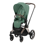 Cybex Platinum Passeggino Priam 4.0 Leaf Green Telaio RoseGold