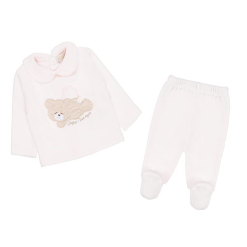 80179 NANAN TUTINA 2PZ C TATO ANGIOLETTO ROSA 03 MESI Nanan