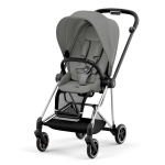 Cybex Platinum Passeggino Mios 3.0 Mirage Grey Telaio Chrome Black