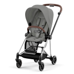 Cybex Platinum Passeggino Mios 3.0 Mirage Grey Telaio Chrome Brown