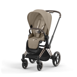 Cybex Platinum Passeggino Priam 4.0 Cozy Beige Telaio RoseGold 