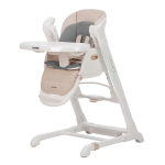 Carrello Seggiolone Pappa e Dondolo 2in1 Cascata Cream Beige