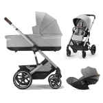 Cybex Gold Trio New Balios S Lux 2023 Lava Grey Telaio Silver Con Cloud G