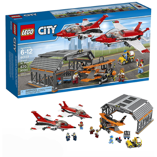 19232 - Lego City 60103 Set Costruzioni Show Aereo all'Aeroporto - Lego