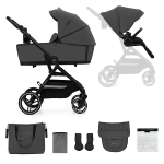 Kinderkraft Passeggino Duo YOXI 2in1 Grigio