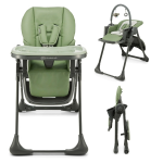 Kinderkraft Seggiolone da pappa 2in1 TUMMIE Verde