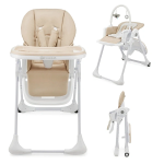 Kinderkraft Seggiolone da pappa 2in1 TUMMIE Beige