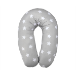 Lorelli Cuscino per allattamento 190 cm "STARS" Grey