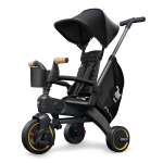 Doona Triciclo Liki Trike S5 Nero Pieghevole e Compatto 