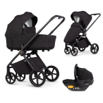 Venicci Trio Claro Noir con Seggiolino Auto Engo