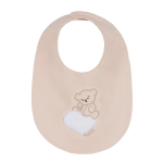 Nanan Bavaglio Orso su cuore Beige 