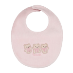 Nanan Bavaglio con 3 orsetti Rosa