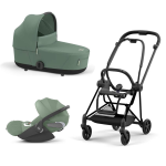 Cybex Trio Mios 3.0 Leaf Green Telaio Matt Black con Cloud T plus 