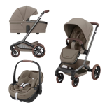 Maxi Cosi Trio Fame Twillic Truffle con seggiolino auro Pebble 360 Pro2