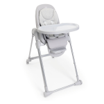 Chicco Seggiolone Pappa Polly Armonia Steel con Barra Giochi Omaggio