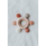 Bamboom Massaggiagengive legno & silicone Timone - Rosa 04