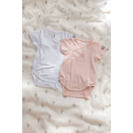Bamboom Confezione Body maniche corte- 2pc - Rosa 04 - 1 mese