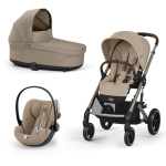 Cybex Gold Trio New Balios S Lux Almond Beige Telaio Taupe Con Cloud G 2025