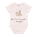 Nanan Body scritta Principessa di Papà - 03 mesi 
