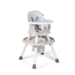 MS Seggiolone Pappa e Centro giochi 7 in 1 Beige