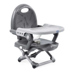 Chicco Rialzo sedia Pocket Snack Dark Grey 