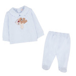 Nanan Tutina due pezzi con orsetti grafica You&Me Azzurro 01 mese