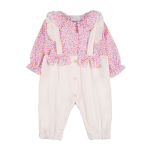 Nanan Tutina aperta davanti con camicia Fiorata Rosa 01 mese