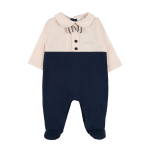 Nanan Tutina BlueBird Bicolore c/papillone a righe Blu 01 mese