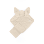 Bamboom Asciugamano neonato con orecchie + guanto - Almond 04