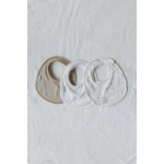 Bamboom Set Bavaglini 3 pezzi - Booms World Oyster Grey 119